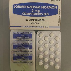 Buy Lormetazepam 2mg online (20 tablets)