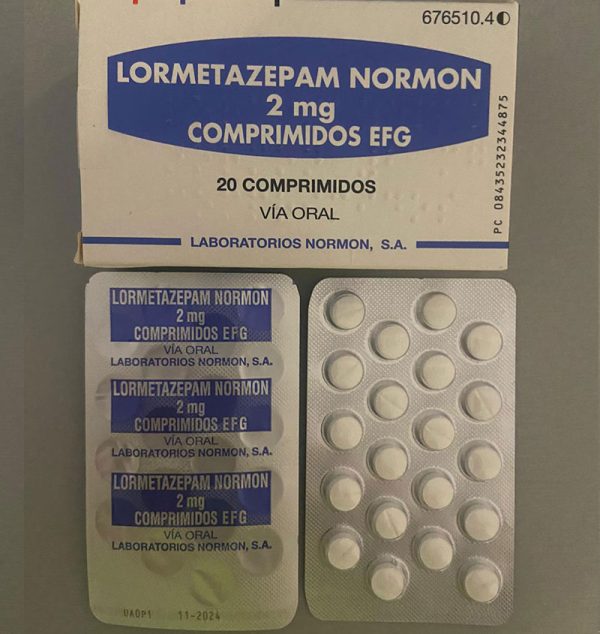 Buy Lormetazepam 2mg online (20 tablets)